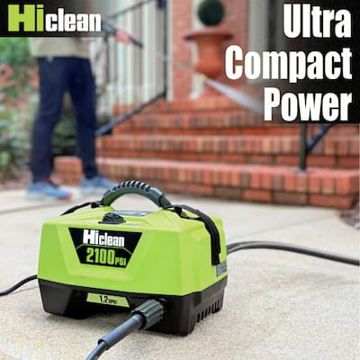 Hiclean Premium Electric Pressure Washer, 2100 PSI, Compact Hiclean Premium Electric Pressure Washer, 2100 PSI, Compact