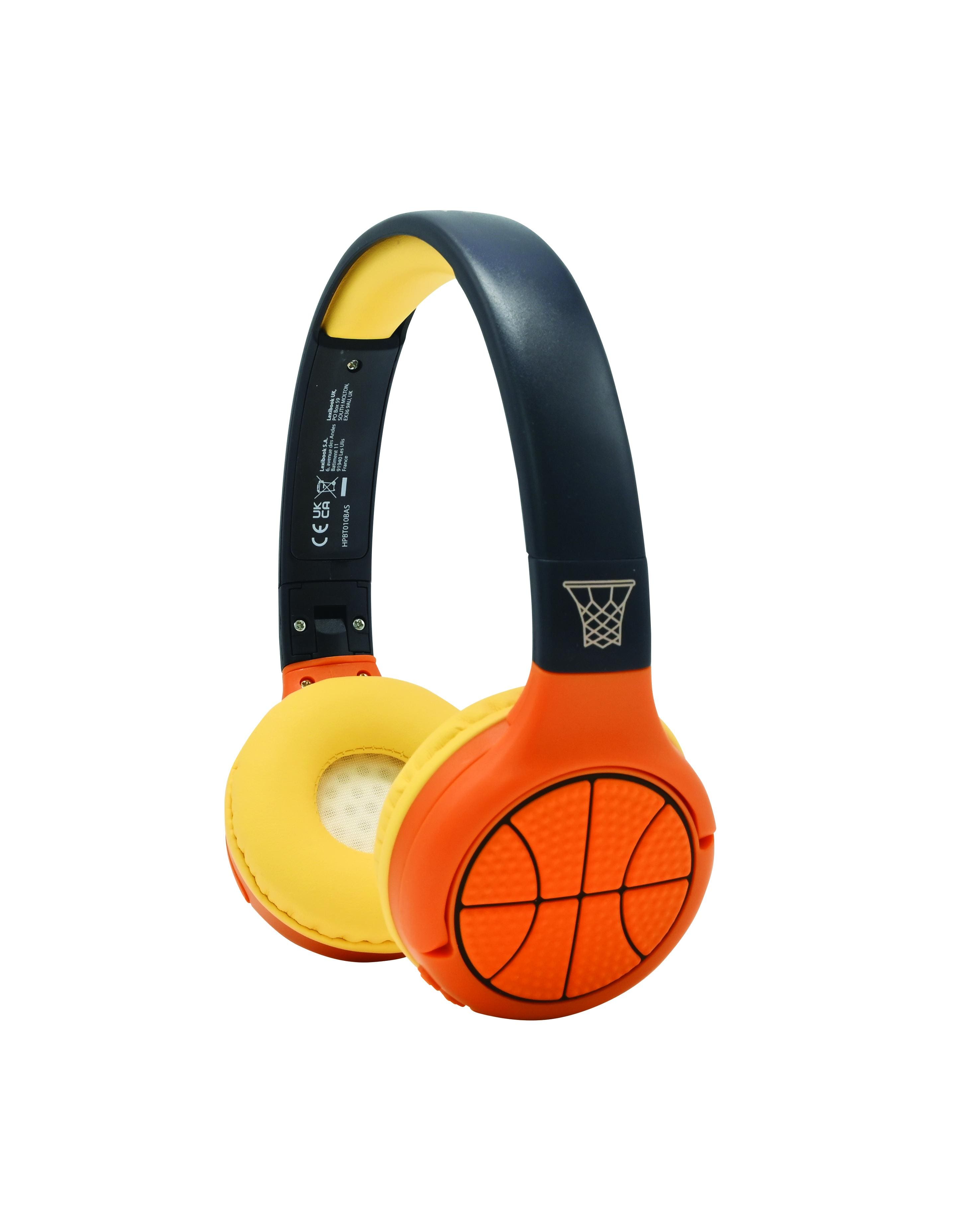 Lexibook - 2-in-1 Bluetooth Foldable Headphones with Safe Volume for Kids