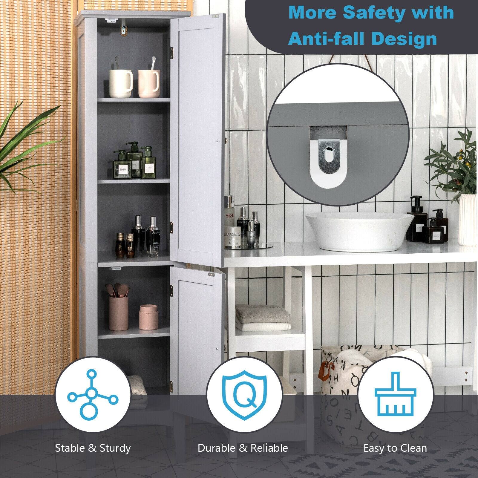 More Safety with Anti-fall Design, Stable & Sturdy, Durable & Reliable, Easy to Clean