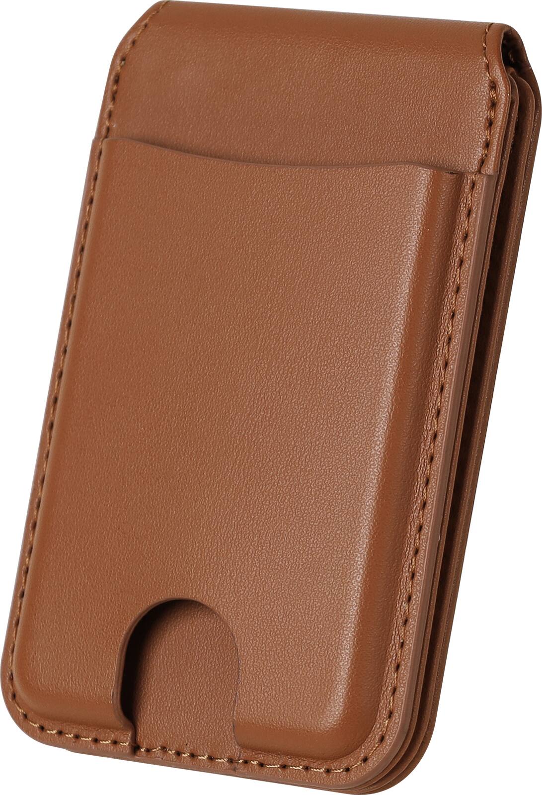 Alt View 12. SaharaCase - Venture Series Wallet with MagSafe for Apple iPhone - Brown.