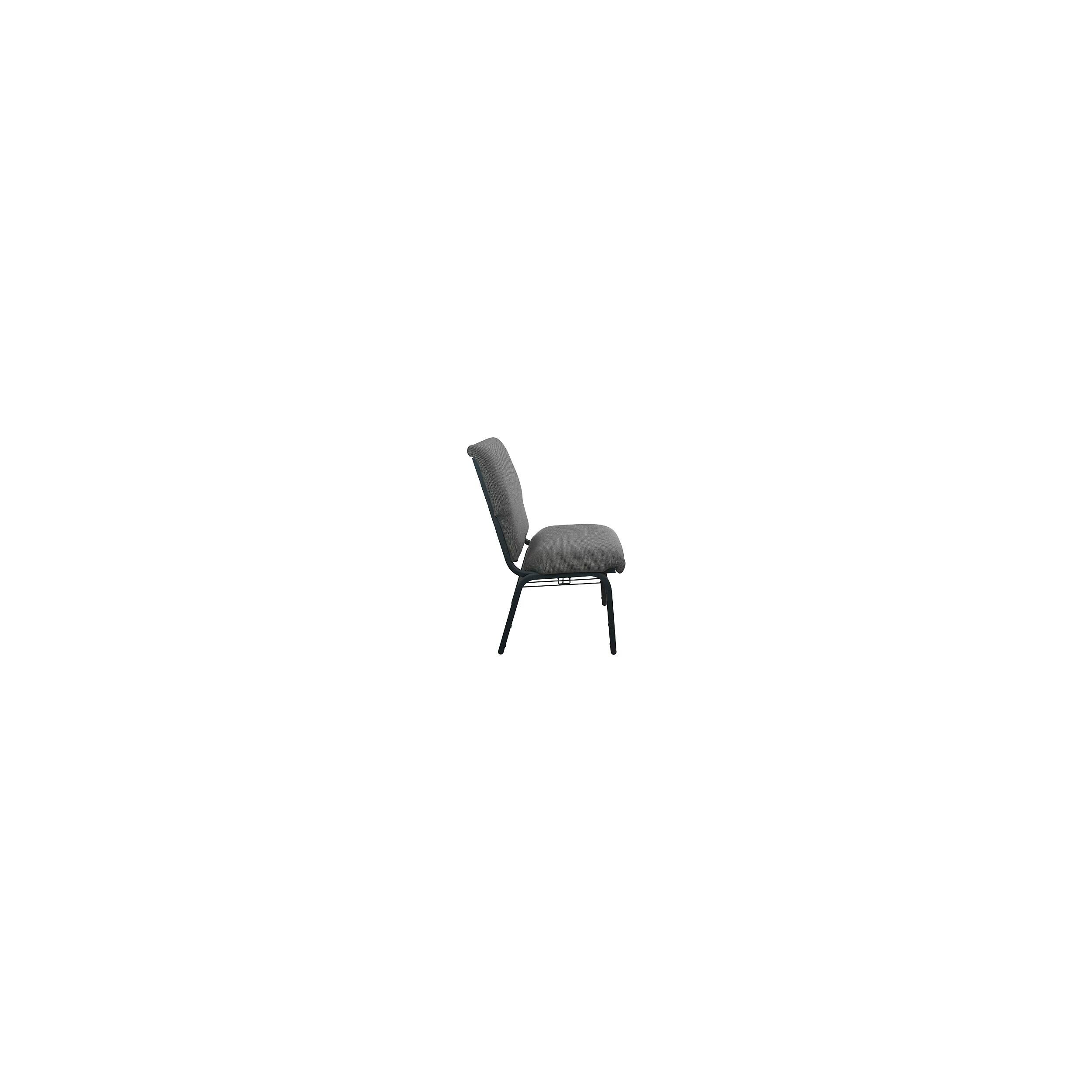 Alt View 2. Flash Furniture - Advantage Church Chair, Fossil (EPCHT113) - Fossil Fabric/Black Frame.