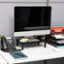 Alt View 11. Mind Reader - Monitor Stand, Height Adjustable, Ventilated Laptop Riser, Office, Metal, 14.5"L x 9.25"W x 4-5.5"H - Black.