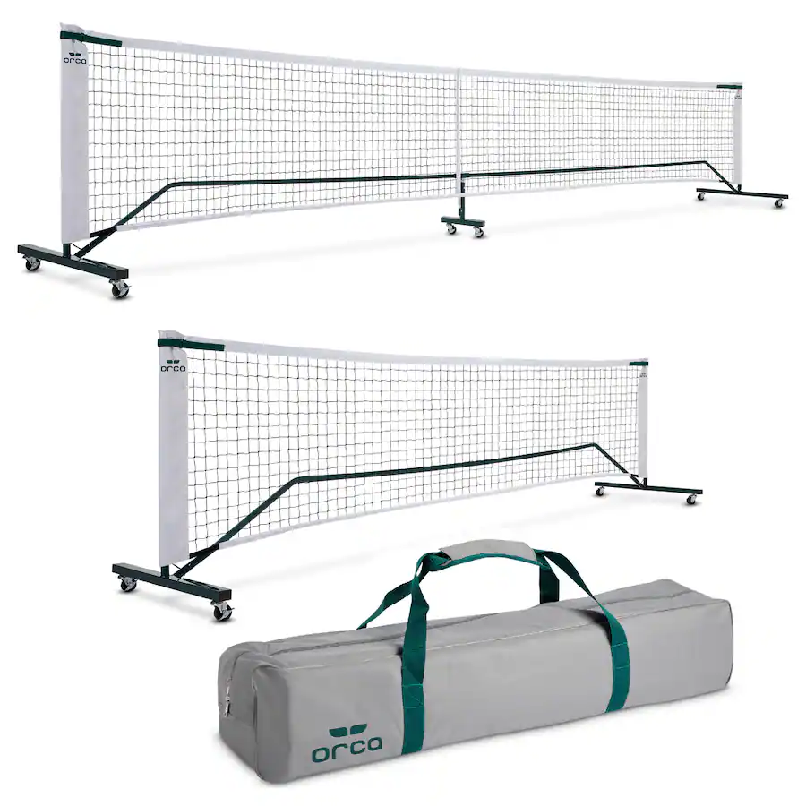 Circate Courtnet ORCA 2 in 1 Pickleball Net 22 ft Full Court and 11 ft Half Court Net ...