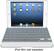 Front. ZAGGkeys - Folio Keyboard Case for Apple® iPad® mini - White.