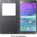 Alt View 2. Samsung - S-View Flip Cover for Samsung Galaxy Note 4 Cell Phones - Charcoal Black.