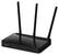 Front. NETGEAR - AC750 Dual-Band Wi-Fi Router - Black.