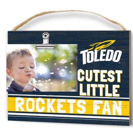 Jardine - Toledo Rockets 8'' x 10'' Cutest Little Team Logo Clip Photo Frame - Navy