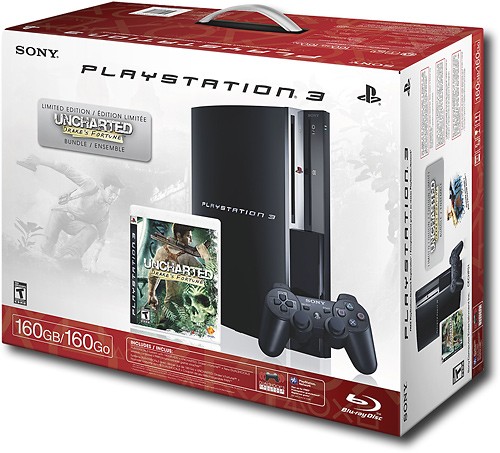 Best Buy: Sony PlayStation 3 (160GB) with Uncharted: Drake's 