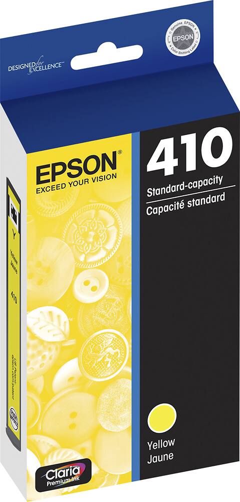 Alt View 1. Epson - T410 Standard Capacity Ink Cartridge - Yellow.
