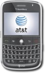 Front Standard. BlackBerry - Bold 9000 Mobile Phone - Black (AT&T).