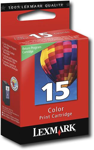 Alt View 11. Lexmark - No. 15 Standard Capacity - Color (Cyan, Magenta, Yellow) Ink Cartridge - Tricolor.