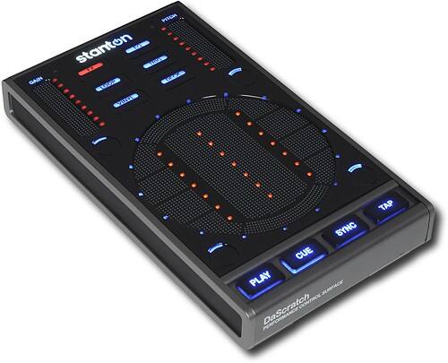 Angle Standard. Stanton - DaScratch DJ Performance Controller - Black.