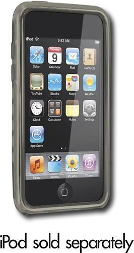 Angle Standard. Philips - HybridShell Carrying Case for iPod - Charcoal.