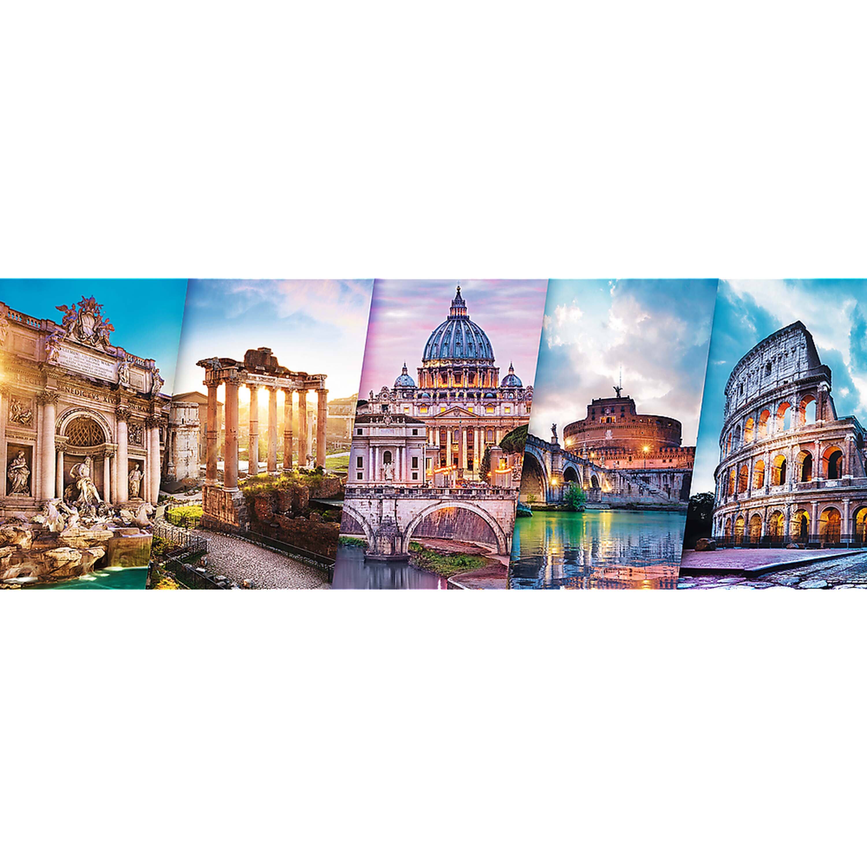 Alt View 1. Trefl - Trefl Red 500 Piece Panorama Puzzle - Traveling to Italy / Fotolia.
