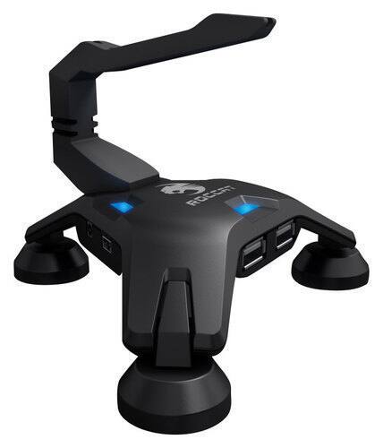 ROCCAT - Apuri Active 4-Port USB 2.0 Hub - Black - Larger Front