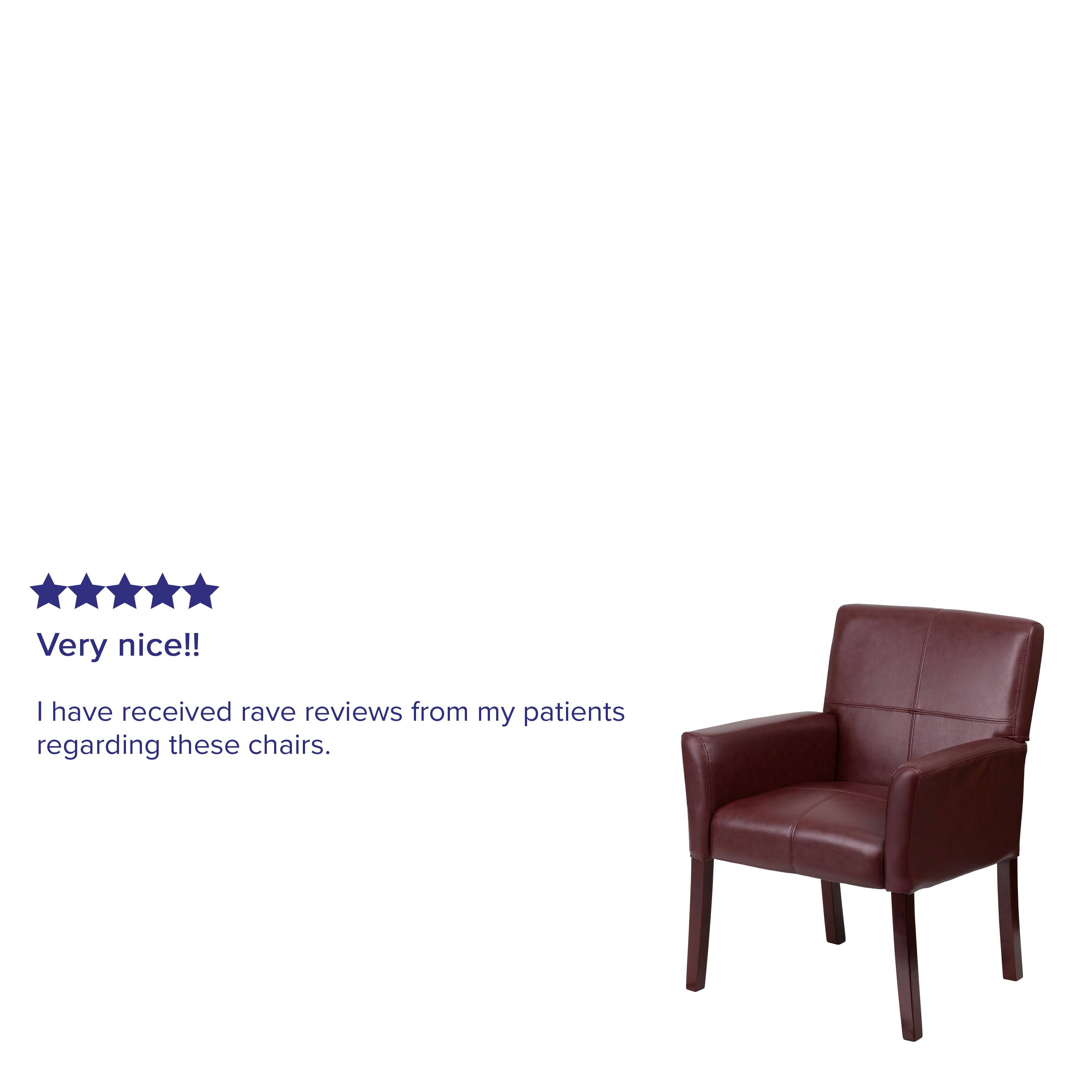 Very nice!!  
I have received rave reviews from my patients regarding these chairs.