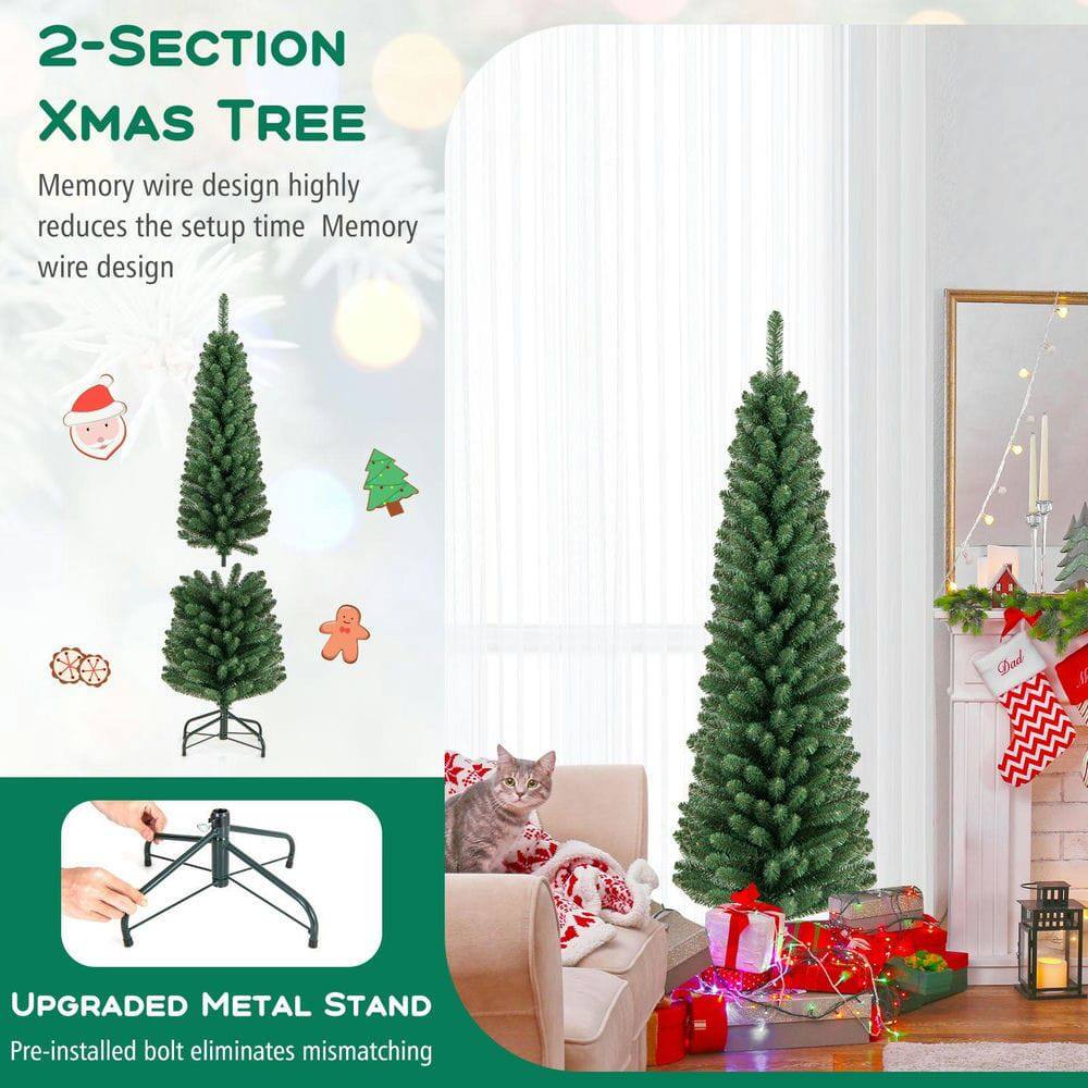 2-SECTION XMAS TREE

Memory wire design highly reduces the setup time. Memory wire design.

UPGRADED METAL STAND

Pre-installed bolt eliminates mismatching.