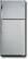 Front Standard. GE - 17.9 Cu. Ft. Frost-Free Top-Mount Refrigerator - Stainless-Steel.