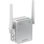 Front Zoom. NETGEAR - Essentials Edition N300 Wi-Fi Range Extender - White.