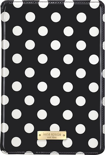 Best Buy: kate spade new york LePavillion Folio Hard Case for Apple® iPad®  Air Black/Cream KSIPD-008-LDBC