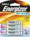 Front. Energizer - Advanced Lithium AAA Batteries (4-Pack) - Silver.