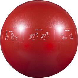 GoFit - 2000 lb. Professional Grade Core Stability Ball - Red