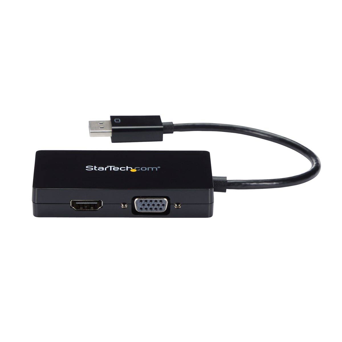 Alt View 3. StarTech.com - StarTech 3-in-1 DisplayPort to VGA DVI or HDMI Travel A/V Adapter Converter.