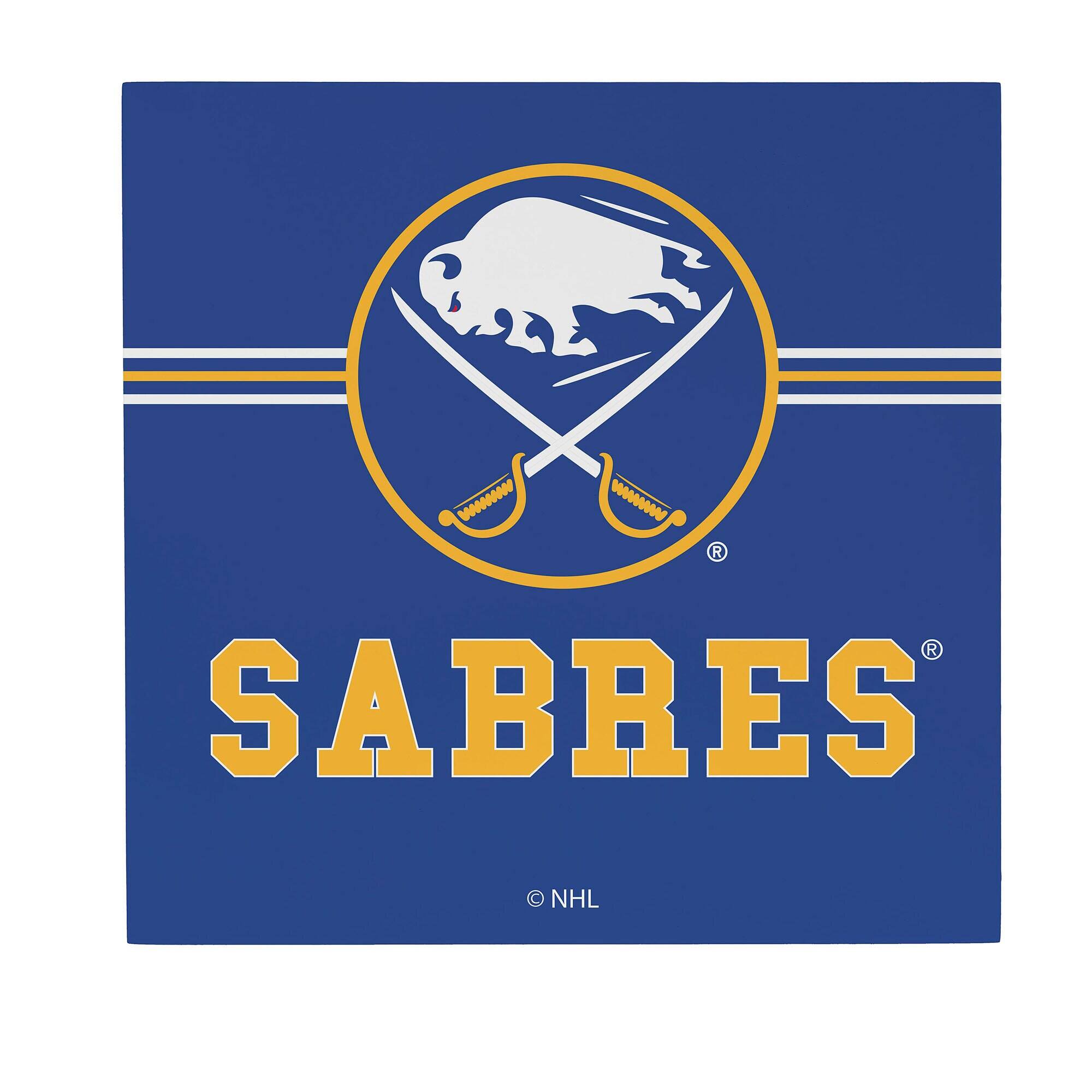 Buffalo Sabres 12" x 12" Wood Wall Sign
