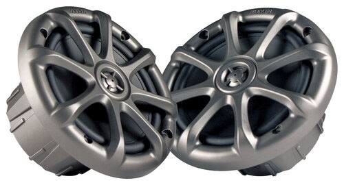 Front Standard. Kicker - KM Series 6" Coaxial Marine Speakers with UV-Treated Polypropylene Cones (Pair).
