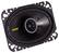 Angle. KICKER - CS Series 4" x 6" 2-Way Car Speaker with Polypropylene Cones (Each) - Black.