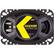 Alt View 12. KICKER - CS Series 4" x 6" 2-Way Car Speaker with Polypropylene Cones (Each) - Black.