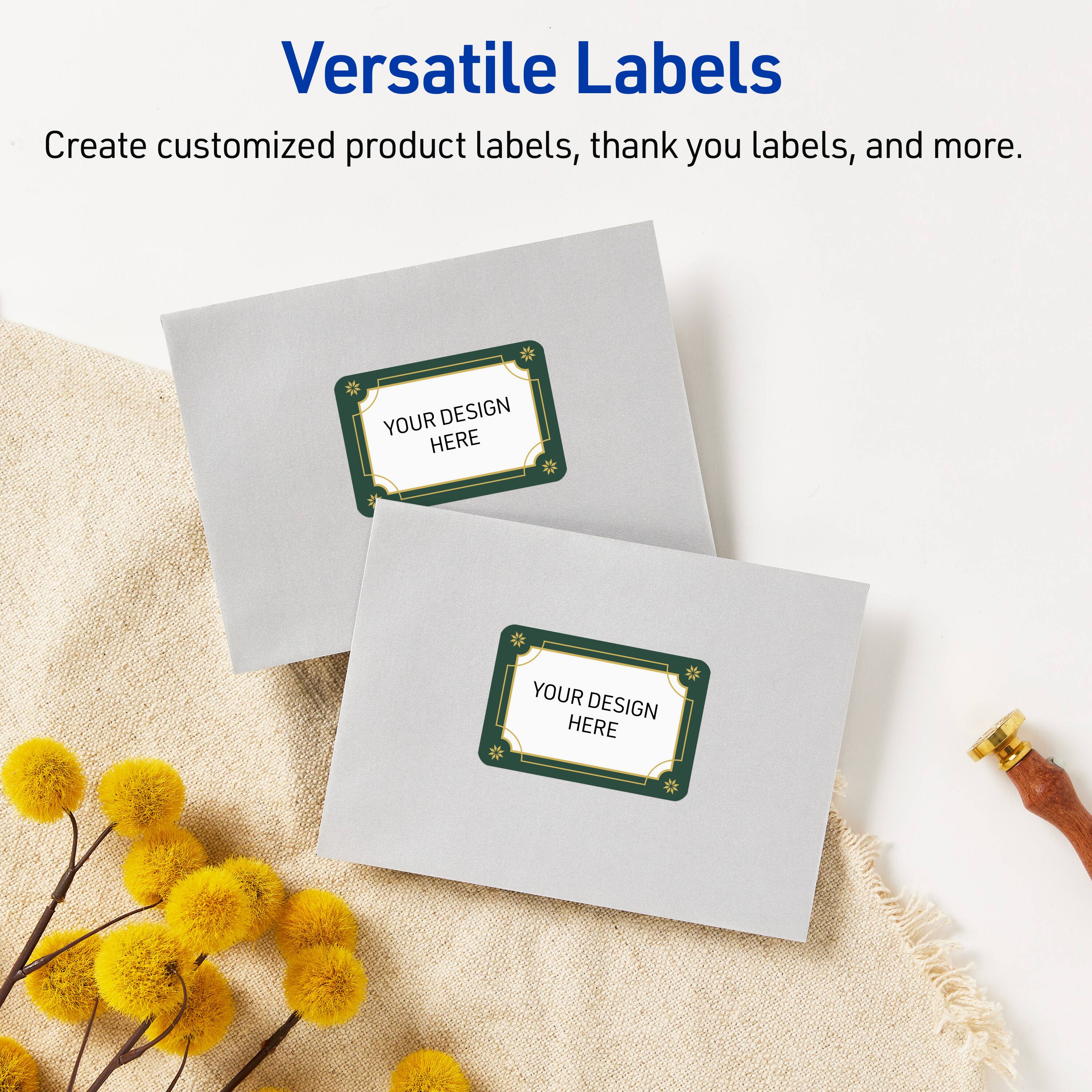 Versatile Labels

Create customized product labels, thank you labels, and more.

YOUR DESIGN HERE
YOUR DESIGN HERE