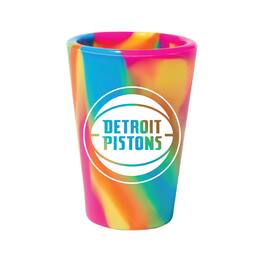 WinCraft - Detroit Pistons 1.5oz. Hippie Hop Silicone Shot Glass - Multicolor