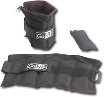 GoFit - 5-lb. Ankle Weights (2-Pack) - Black - Front_Standard