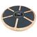 Angle. GoFit - Wood Wobble Board - Black.