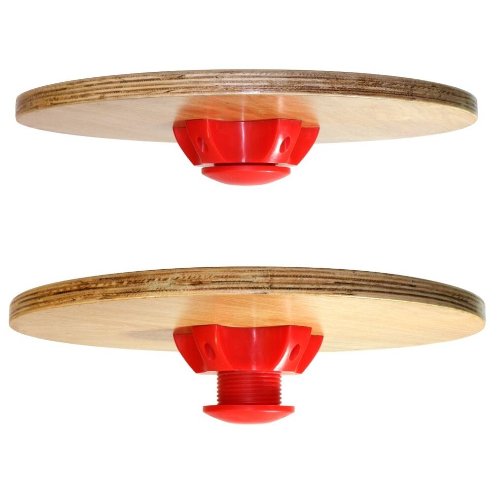 Alt View 11. GoFit - Wood Wobble Board - Black.