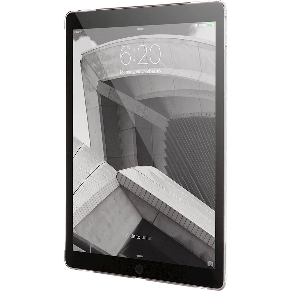 Front. STM - Half Shell Case for Apple® iPad® Pro 10.5" - Clear.