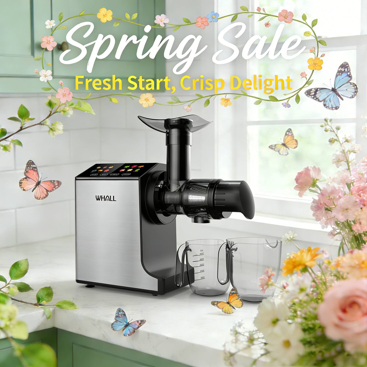 Spring Sale  
Fresh Start, Crisp Delight  

WHALL