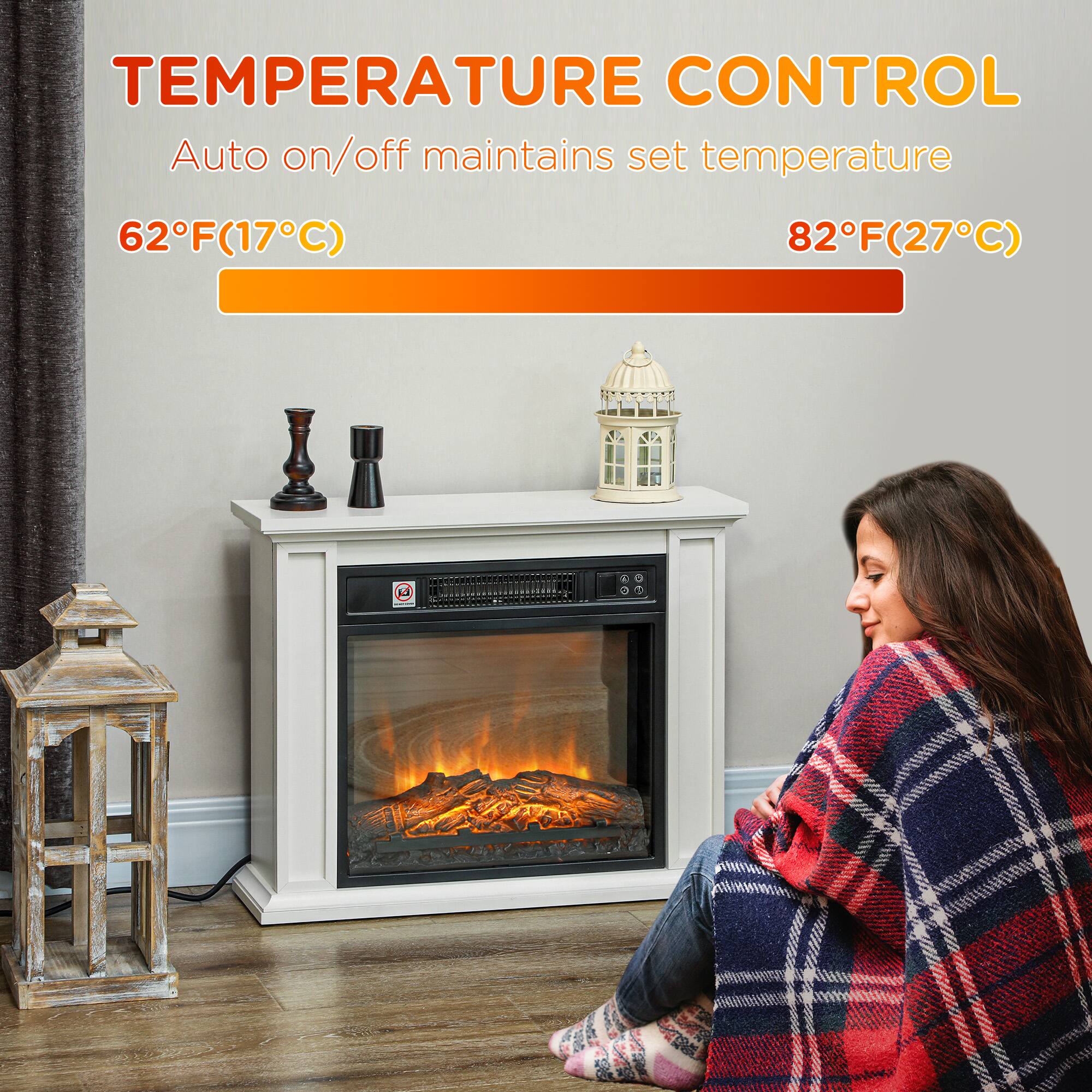 TEMPERATURE CONTROL  
Auto on/off maintains set temperature  

62°F (17°C)  
82°F (27°C)