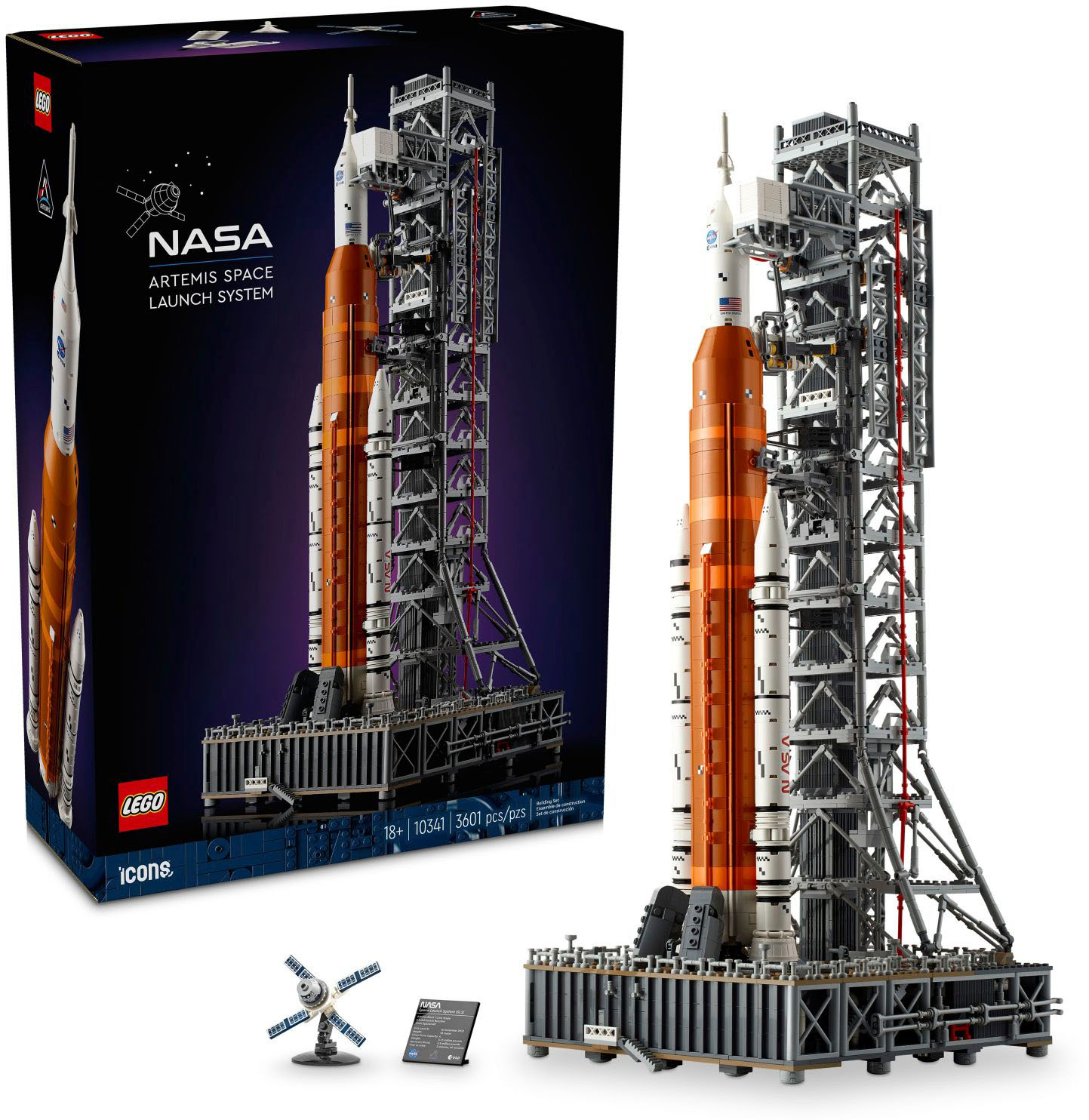 LEGO - Icons NASA Artemis Space Launch System DIY Project for Adults 10341 - Front_Zoom