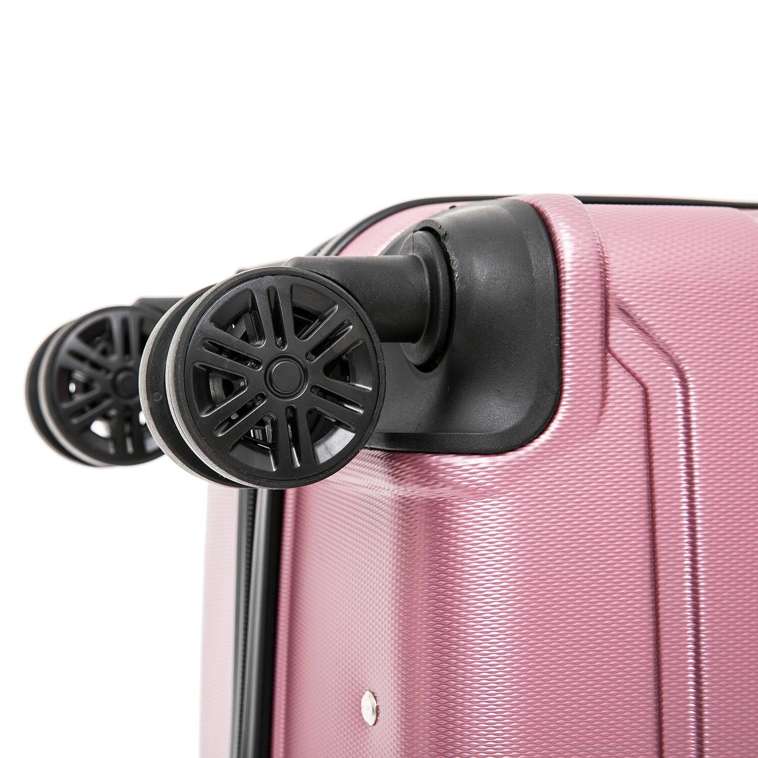 Alt View 4. InUSA - Trend lightweight hardside spinner luggage 20" carry-on - ROSE GOLD.