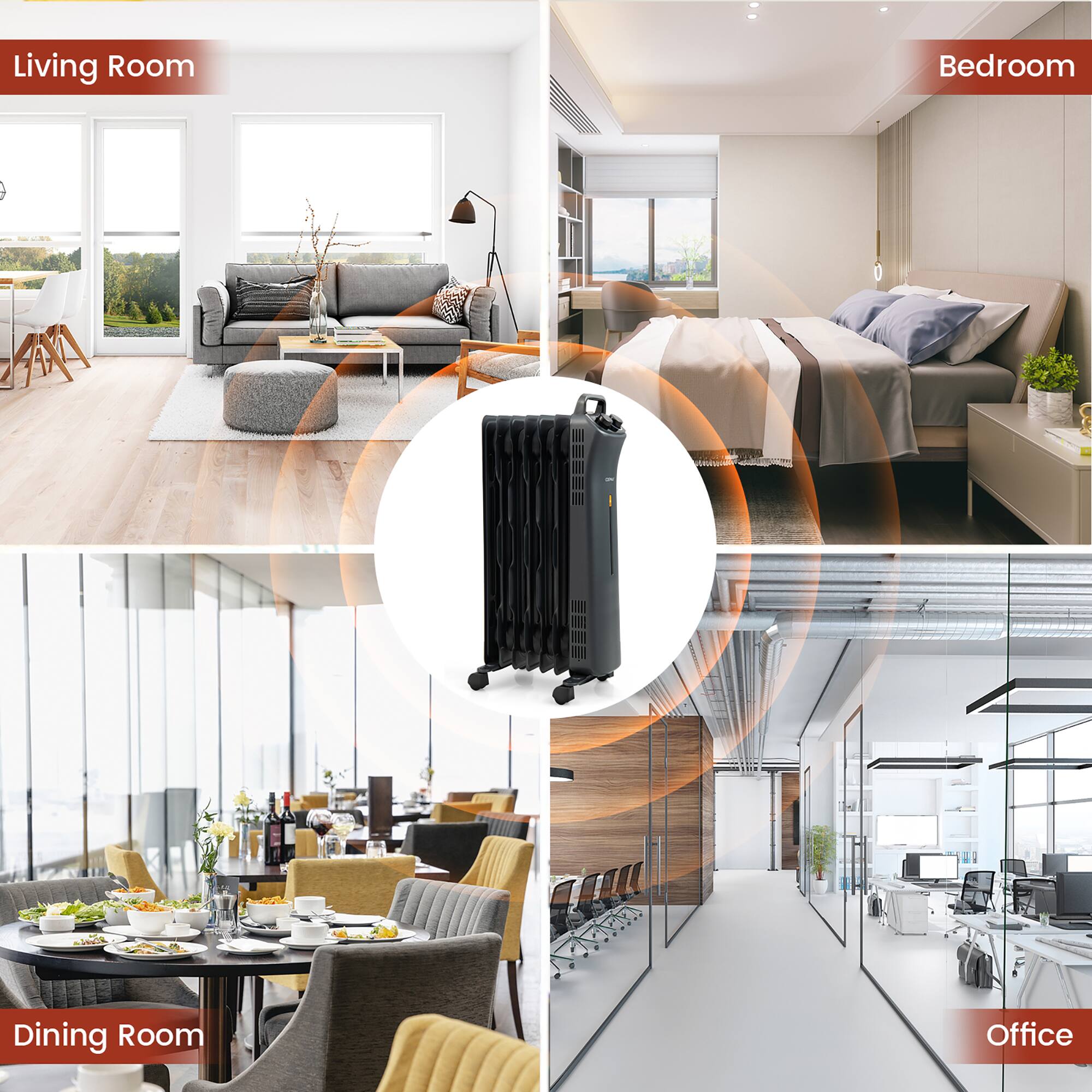 Living Room  
Bedroom  
Dining Room  
Office