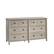 Front. Sauder - Costa 6 Drawer Dresser - Raven Oak.