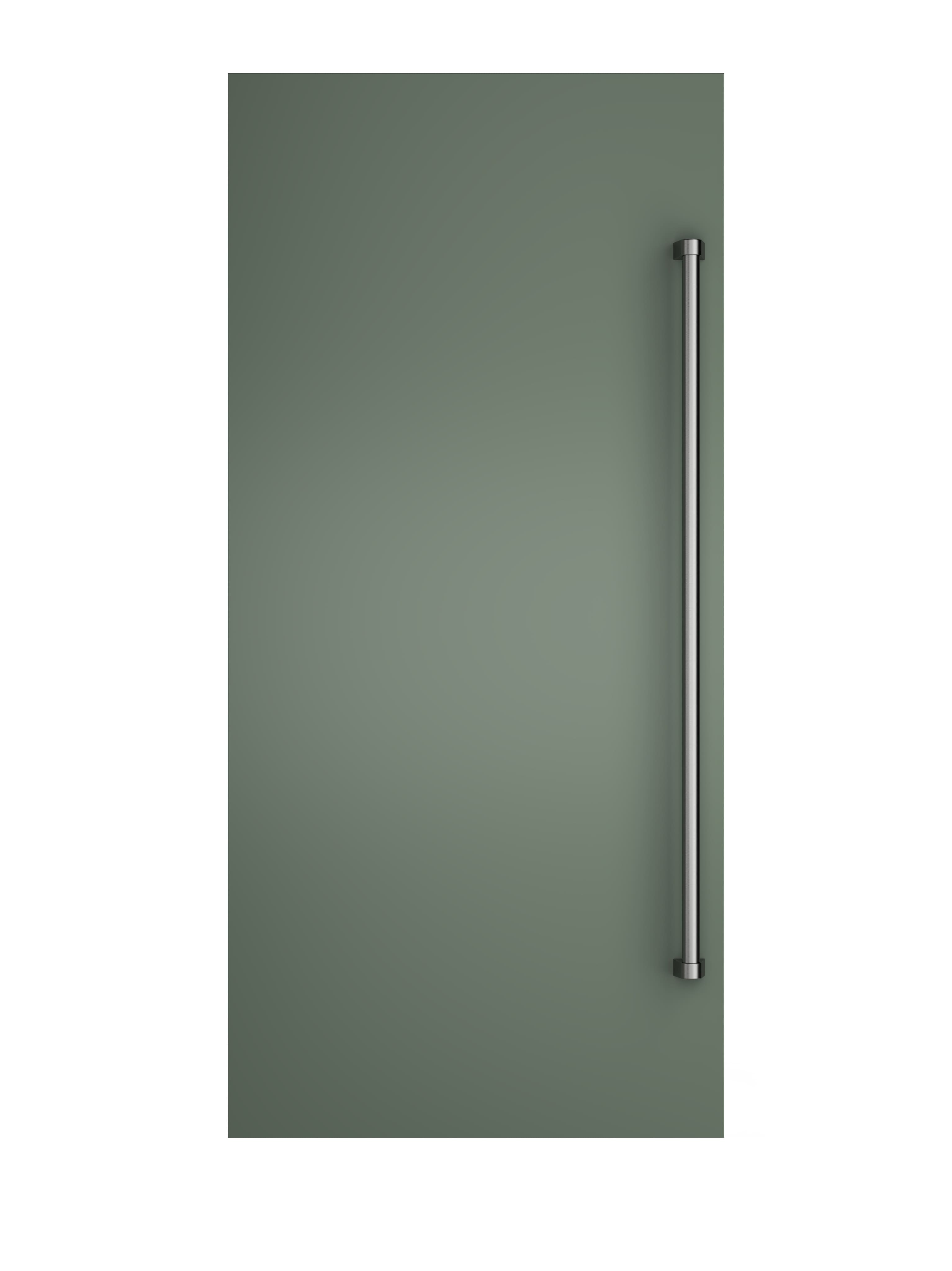 Front. Viking - 36"W Column Door Panel w/Pro-style handle - Eucalyptus.