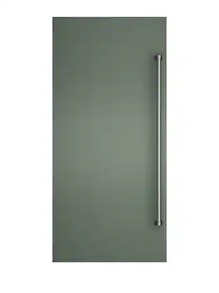 Front. Viking - 36"W Column Door Panel w/Pro-style handle - Eucalyptus.