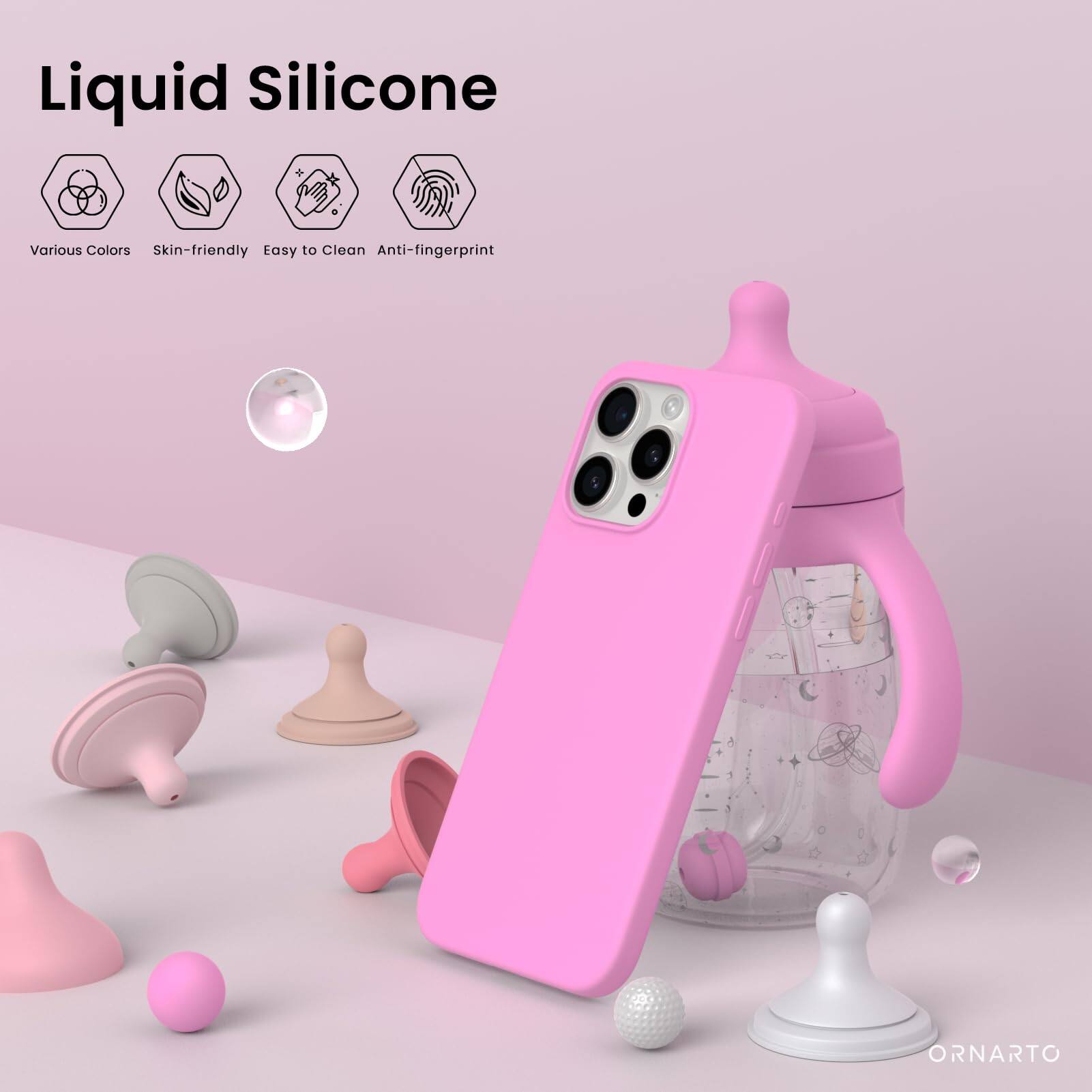 Liquid Silicone, Various Colors, Skin-friendly, Easy to Clean, Anti-fingerprint, ORNARTO