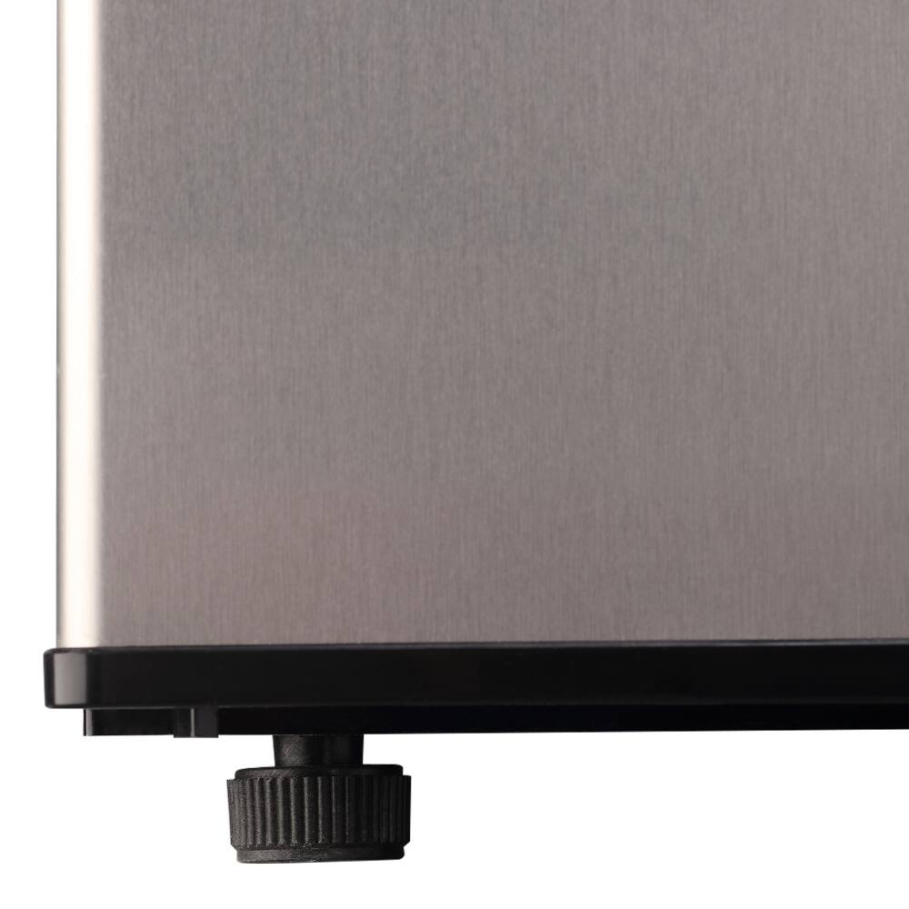 Alt View 9. Loheer - 2.8 Cu. Ft. Compact Upright Freezer with -9.4°F Deep Freeze and Mechanical Control - SILVER.