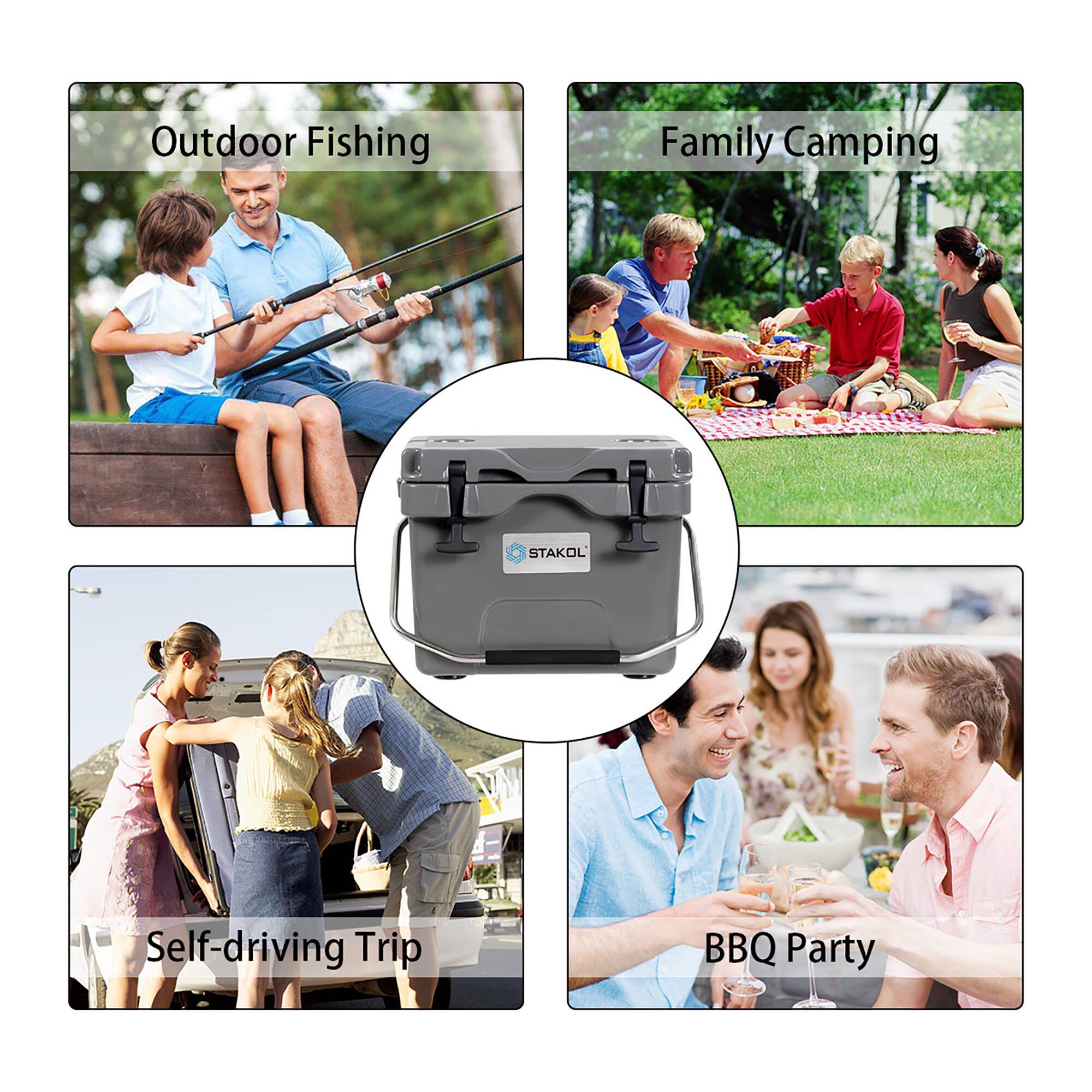 Outdoor Fishing  
Family Camping  
Self-driving Trip  
BBQ Party