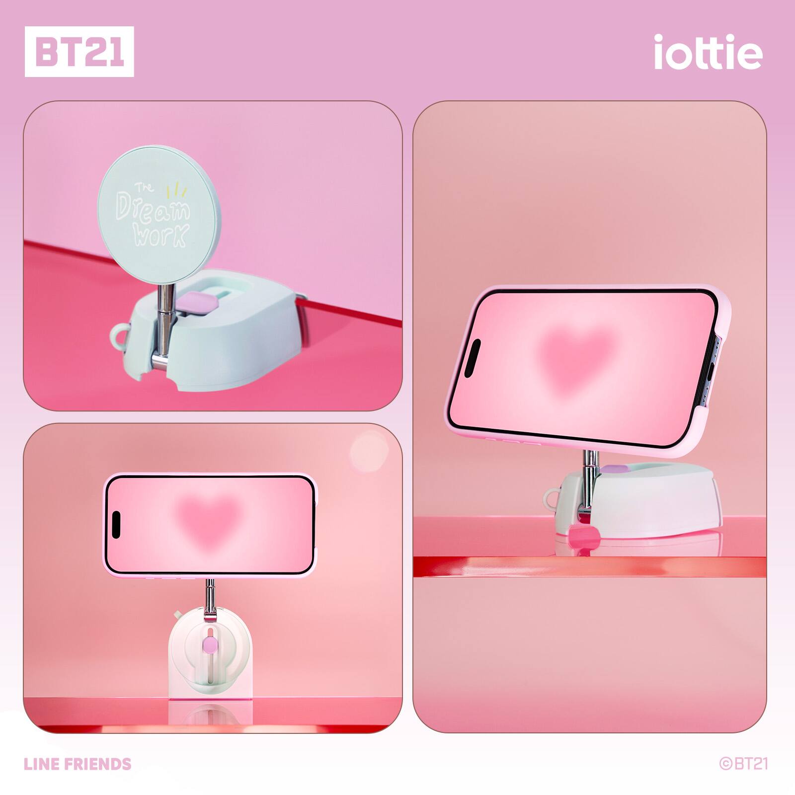 BT21 iottie The Dream Work LINE FRIENDS