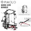 MIKOLLO HOME GYM BUNDLE
Smith Machine Power Cage
1200 LBS WEIGHT CAPACITY
FID Weight Bench